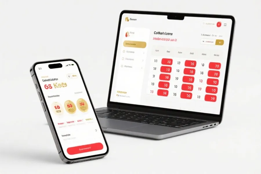 历史开奖数据示意图